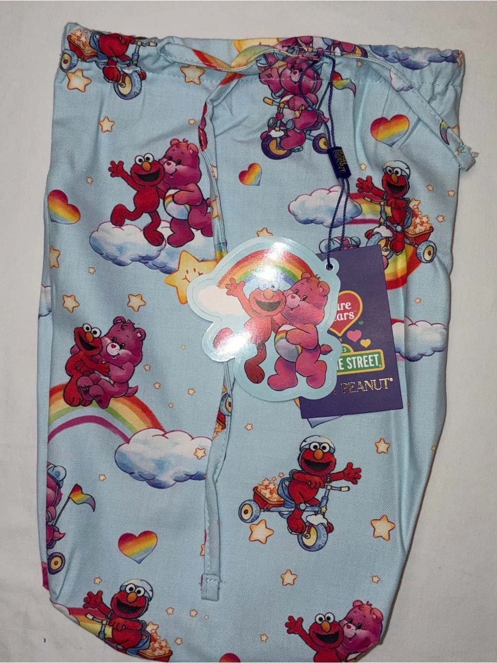Posh Peanut X Care Bears X Sesame St Unisex Elmo P.J.’s with Dust bag sz 5/6 NWT